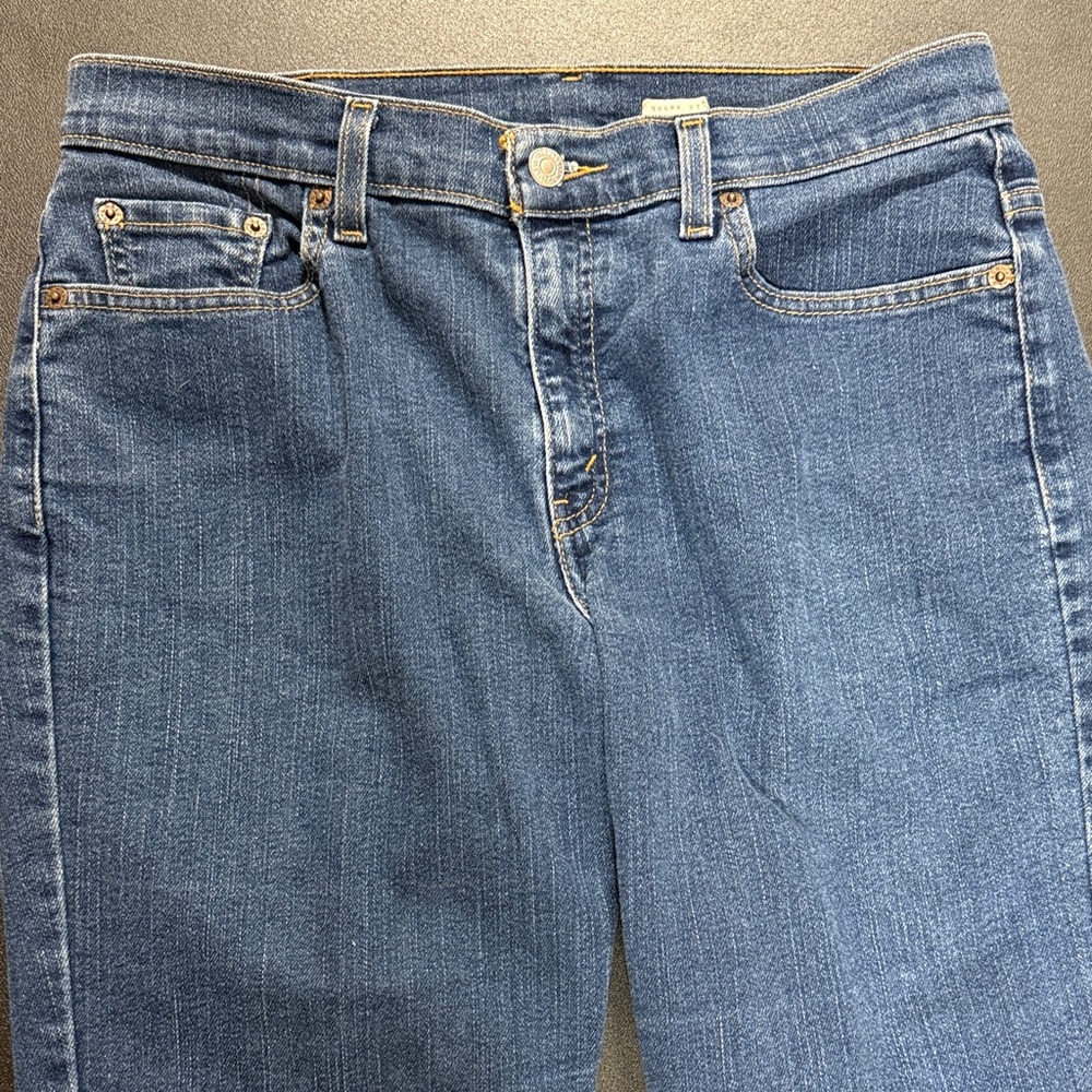 Levi's Dark Blue Boot Cut Lower Cut 515 Jeans